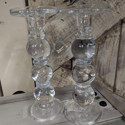 Bubble Glass Candle Holder 