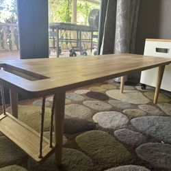 4.3 4.3 out of 5 stars (443) WoodShine Mid Century Modern Mini-Swing Wooden Coffee/Tea Table, Real Solid Wood Cafe Table for Home Living Room,Office, 