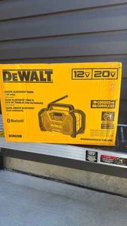 Dewalt jobsite Bluetooth radio
