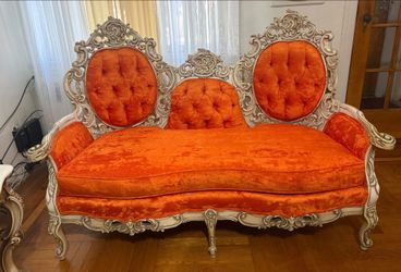 LIGHTLY USED Rococo Style - French Provincial / Baroque Revival Parlor Set