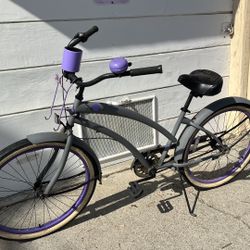 Used Purple Beach Cruiser