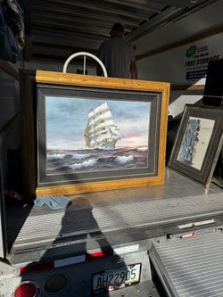 Ship Oil Painting