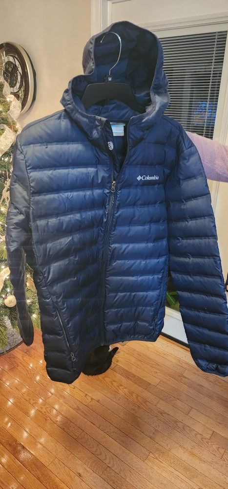 Men's Columbia Navy Blue Hooded Jacket