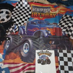 Monster truck Birthday Party Decorations