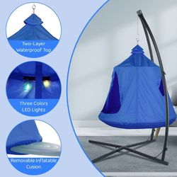 New Outdoor Hanging Patio Tree Tent with Metal Frame