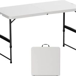 4ft Heavy Duty Foldable Table