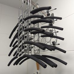 SET organizing stackable stacked hangers for closet organization