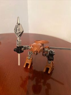 LEGO BIONICLE: Rahaga Pouks (4869), 100% Complete, includes brown spinner