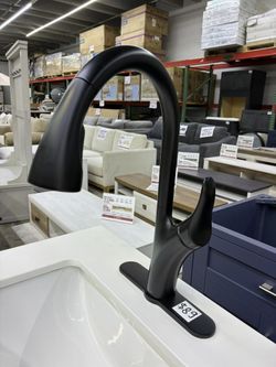 Kohler Simplice Pull-Down Kitchen Faucet Black Matte