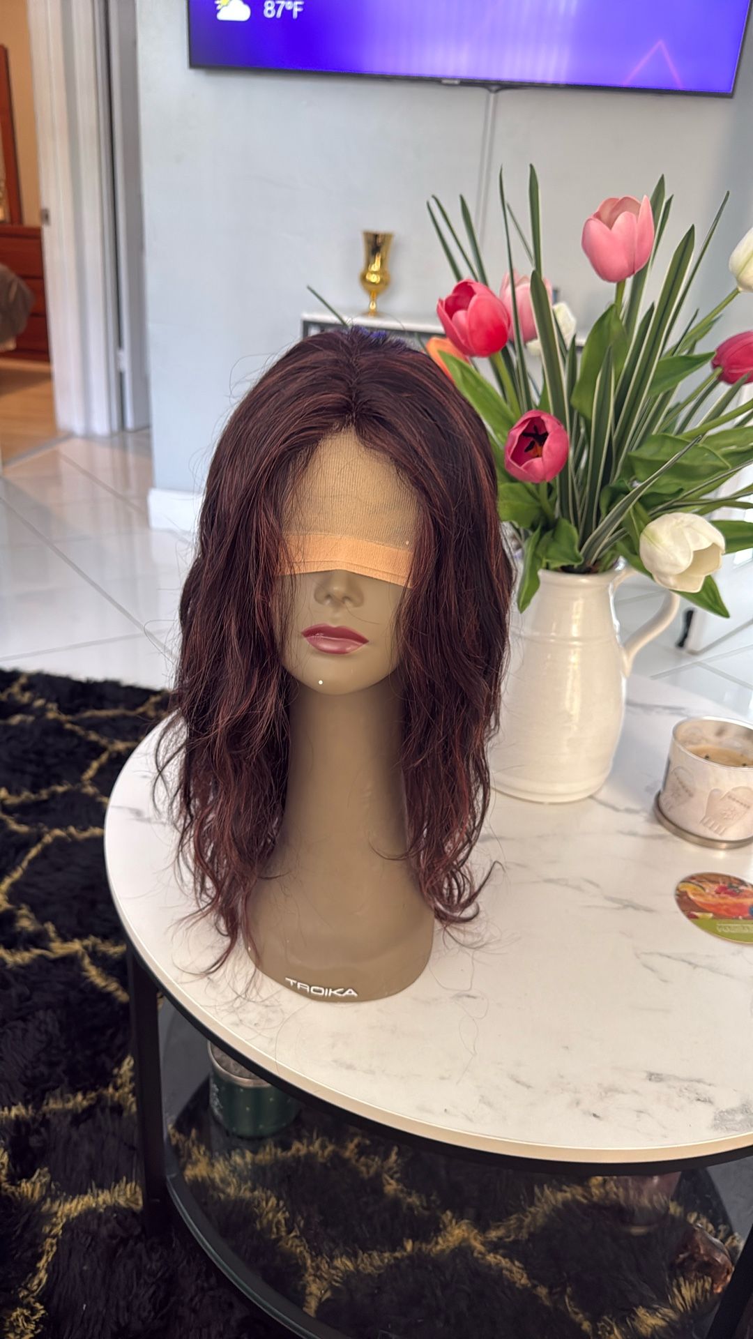 Lace From Remy Virgin Human Hair Wig