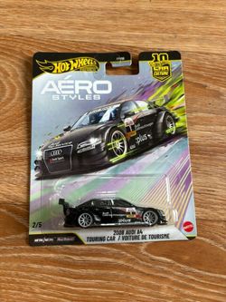 Hot wheels premium aero styles 2008 audi a4 touring car