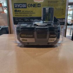 Ryobi PBP007 18V 6Ah Li-Ion Battery Single Battery