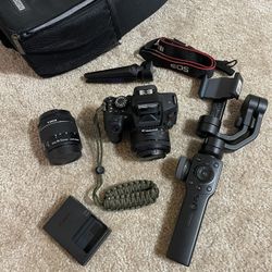 CANNON EOS REBEL T7i DSLR CAMERA BUNDLE