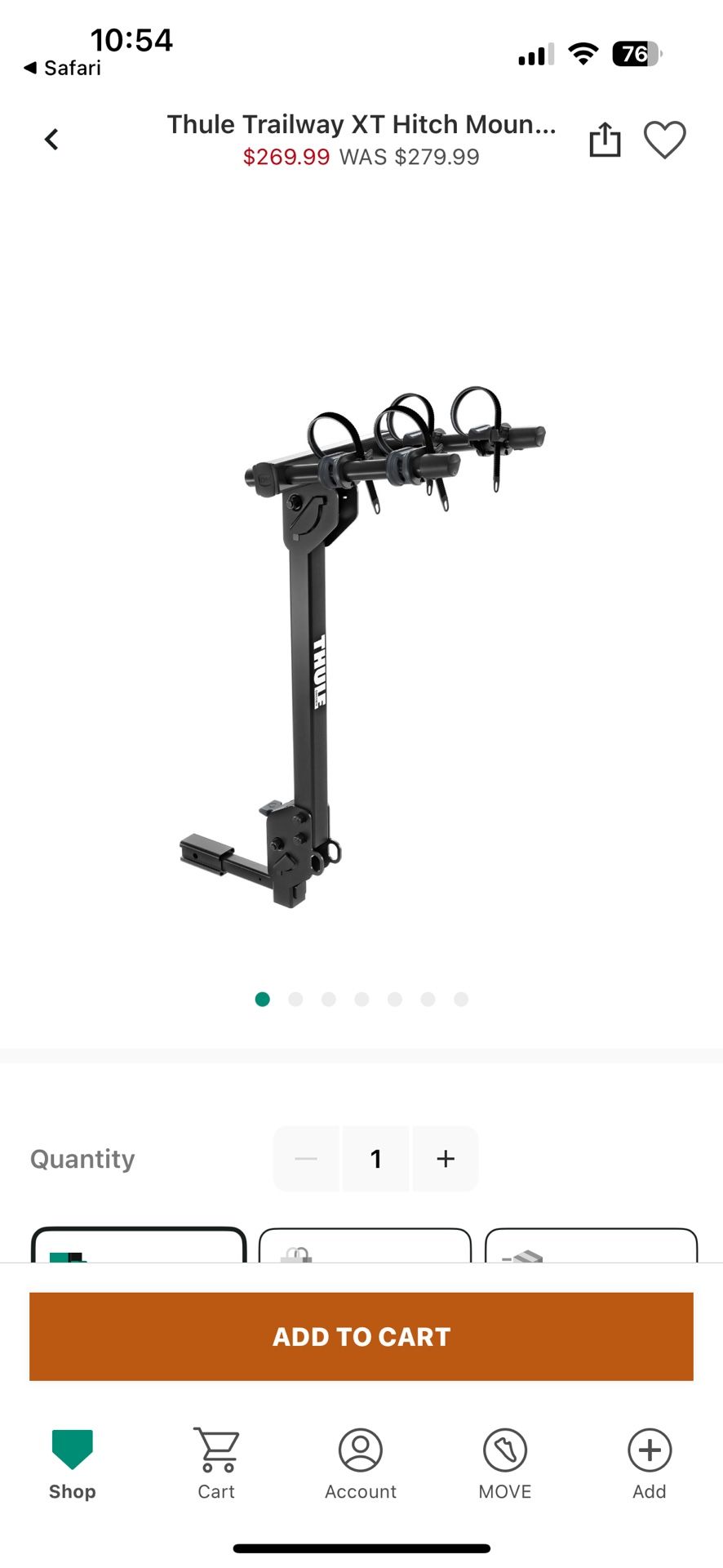 Thule 2 Bike Rack