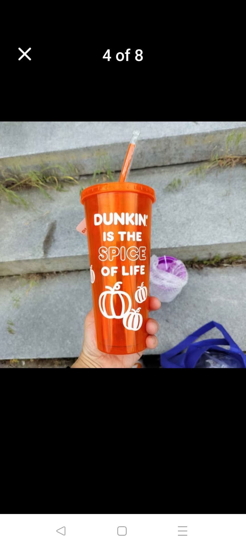 Dunkin Halloween cup 2025