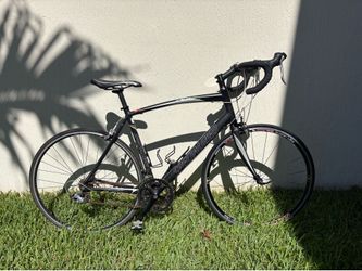 Black road bike