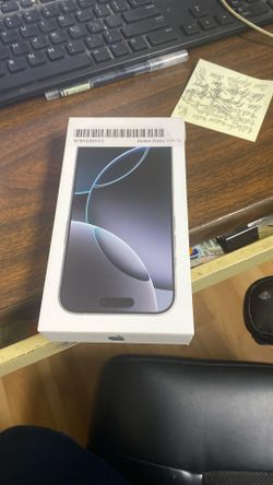 Iphone 16 Pro, White Titanium Box Only