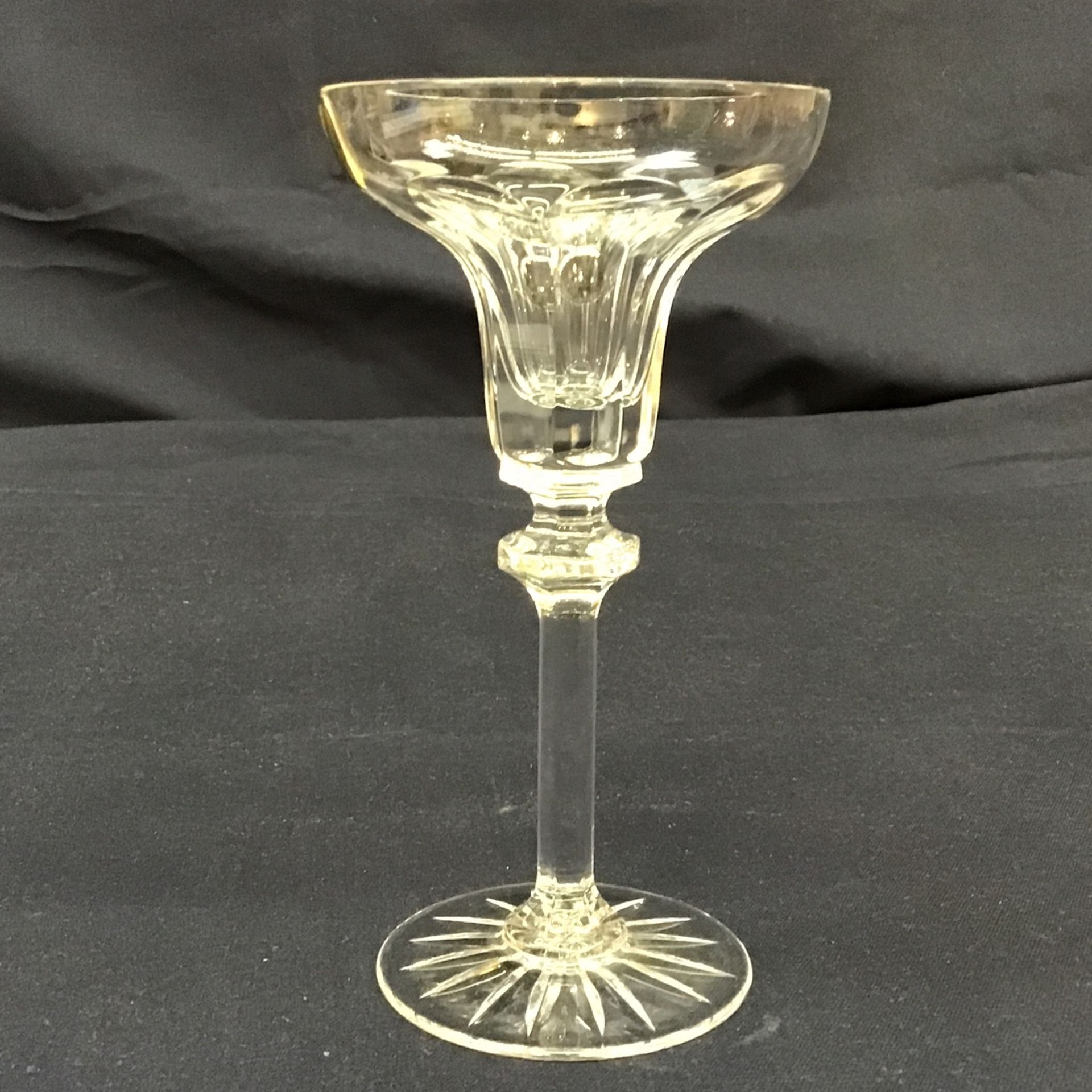Long Stem Crystal Candle Holder