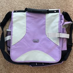 Purple Messenger Bag 