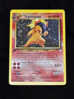 Typhlosion Trading Card