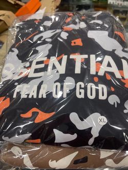 Fear of God Essentials Camo Hoodie