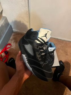 Air Jordan 5 Retro Black University Blue