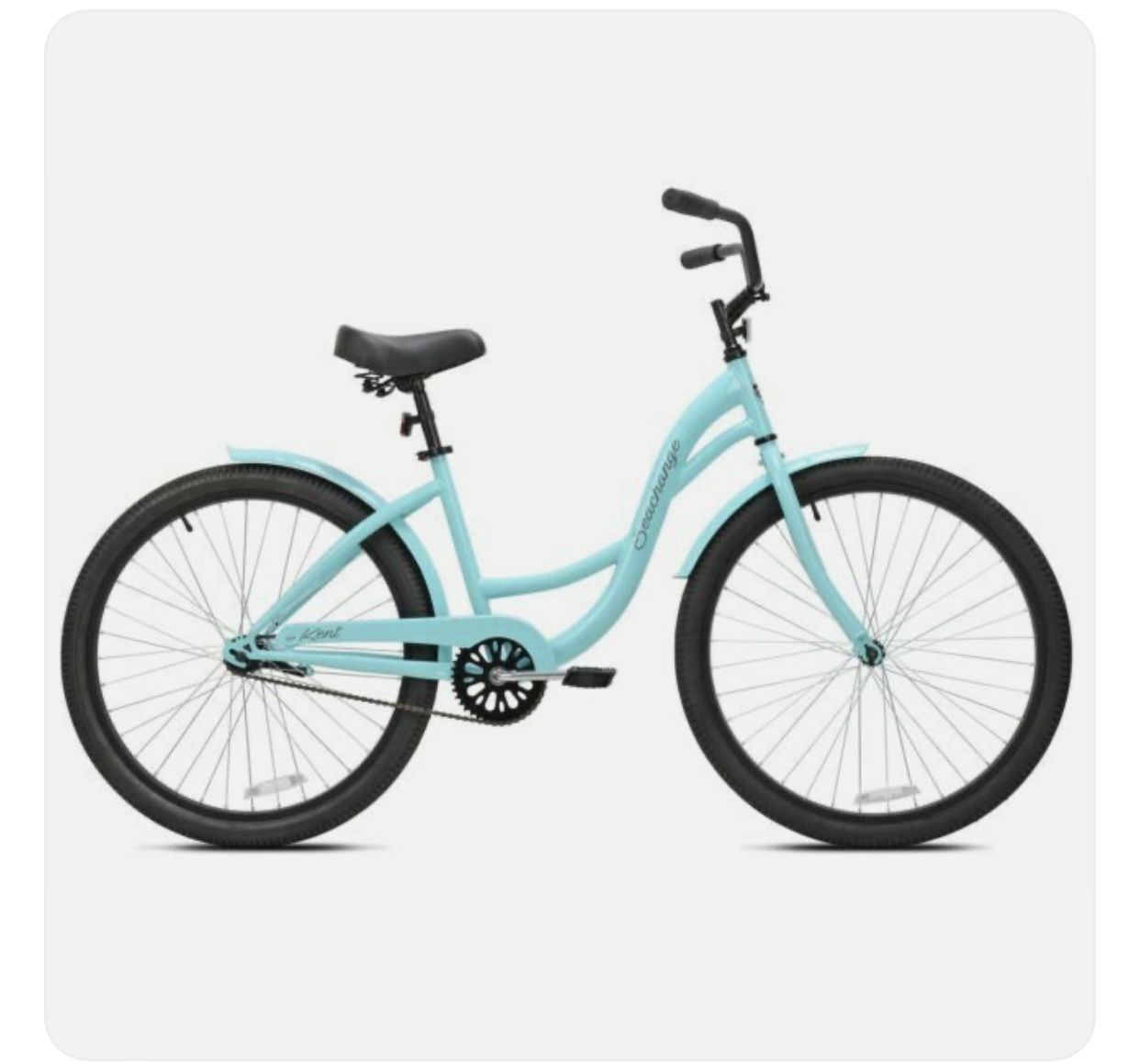26inch Teal Kent Seachange Beach Cruiser Ladies Bike