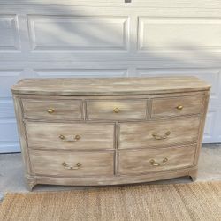  Exquisite LARGE Rustic Coastal Glam Pottery Barn STYLE Solid Wood Dresser