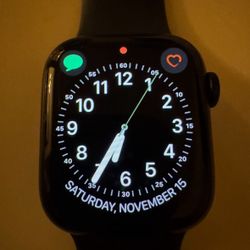 Apple Watch Series 7 (GPS, 45mm) Midnight Aluminum Case with Midnight Sport Band