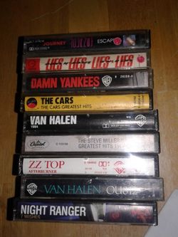 9 rock cassettes