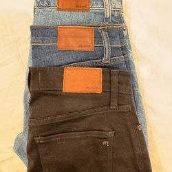 Madewell Women's High-Rise Skinny Stretch Jeans 3 Colors