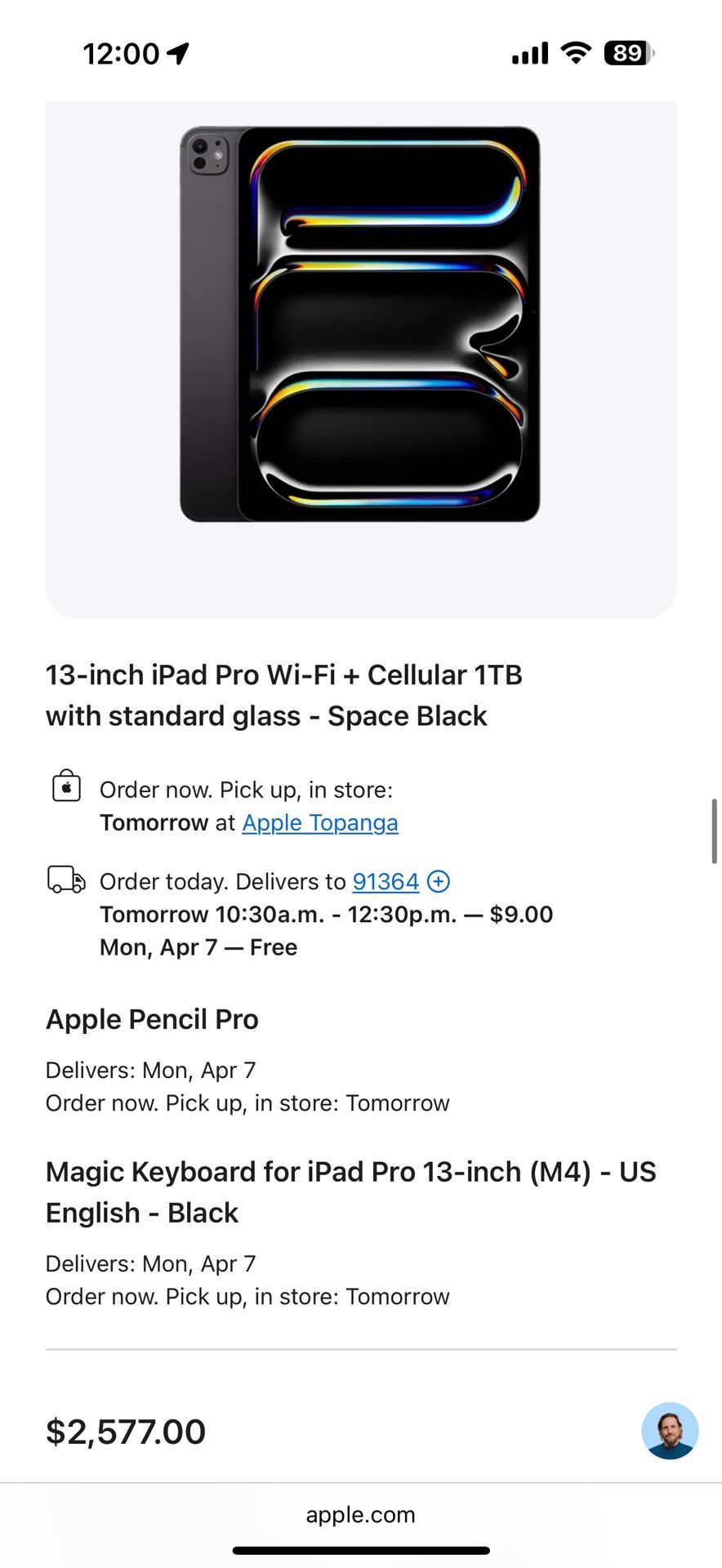 iPad Pro M4 13” 1 TB + Apple Pencil Pro+ Magic Keyboard