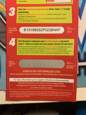 Redeem Code Fortnite Nintendo Switch Skin