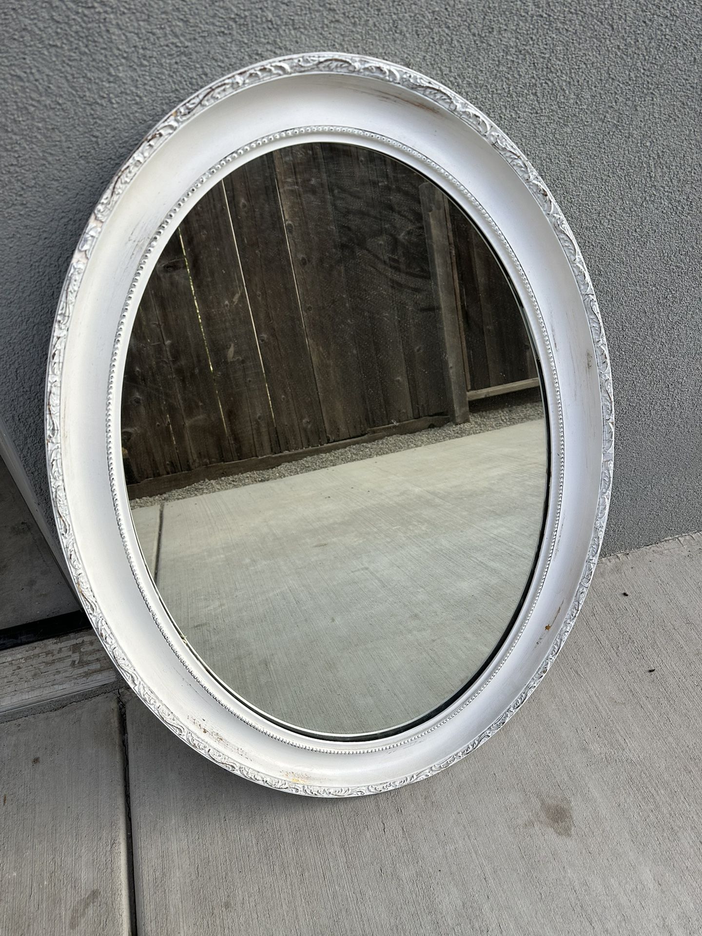 Large Oval Mirror