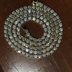 Moissanite Tennis Chain 