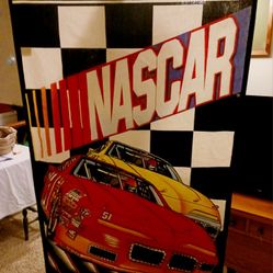 Nascar Wall Hanging Banner Decor