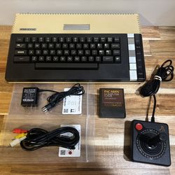 Atari 800XL 8-bit Retro Computer Bundle (Atari 800XL, Pac-Man game, Joystick, & Cables)