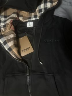 Black Burberry Hoodie 