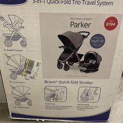 Chicco 3in1 Modular Foldable Travel System 