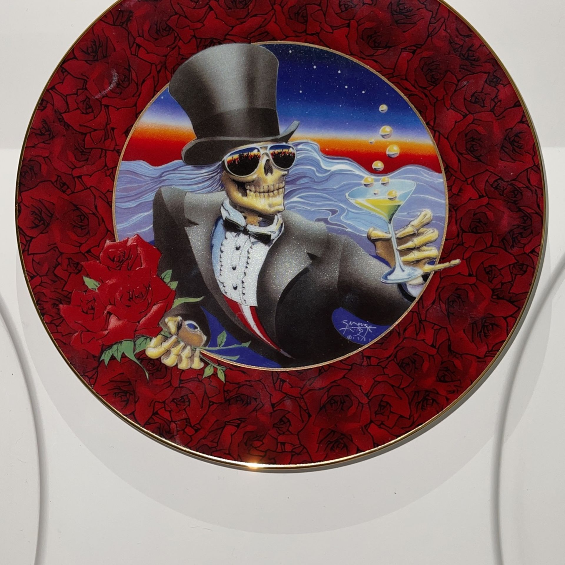 The Grateful Dead Collectors Plate Numbered Series.