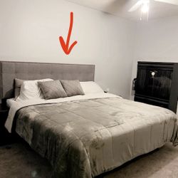 King Size Upholstered Headboard