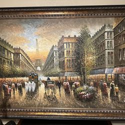 Paris Large Painting