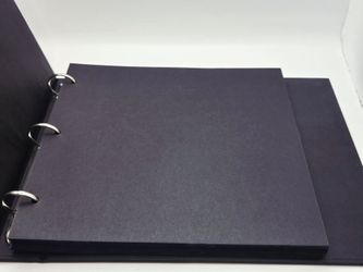 8x8 DIY Scrapbook Album Black 3 Ring Binder Blank Pages Memory Book New