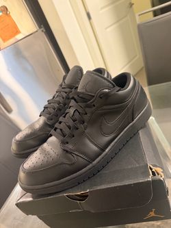 Air Jordan 1 Low (Black/Black) size 12