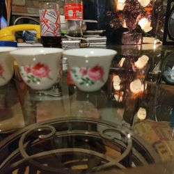 Vintage Fingin Coffee Cups Small Set Of 5