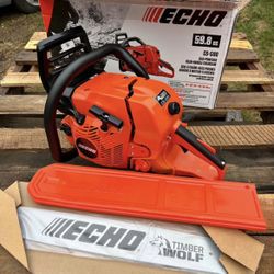 ECHO 20 in. 59.8 cc Gas 2-Stroke Rear Handle Timber Wolf Chainsaw