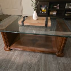 Glass Top Coffee Table