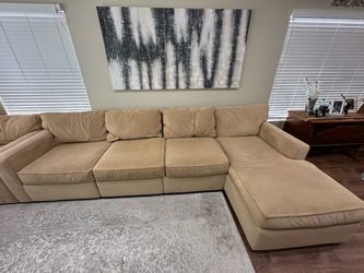 Couch with swivel chair
