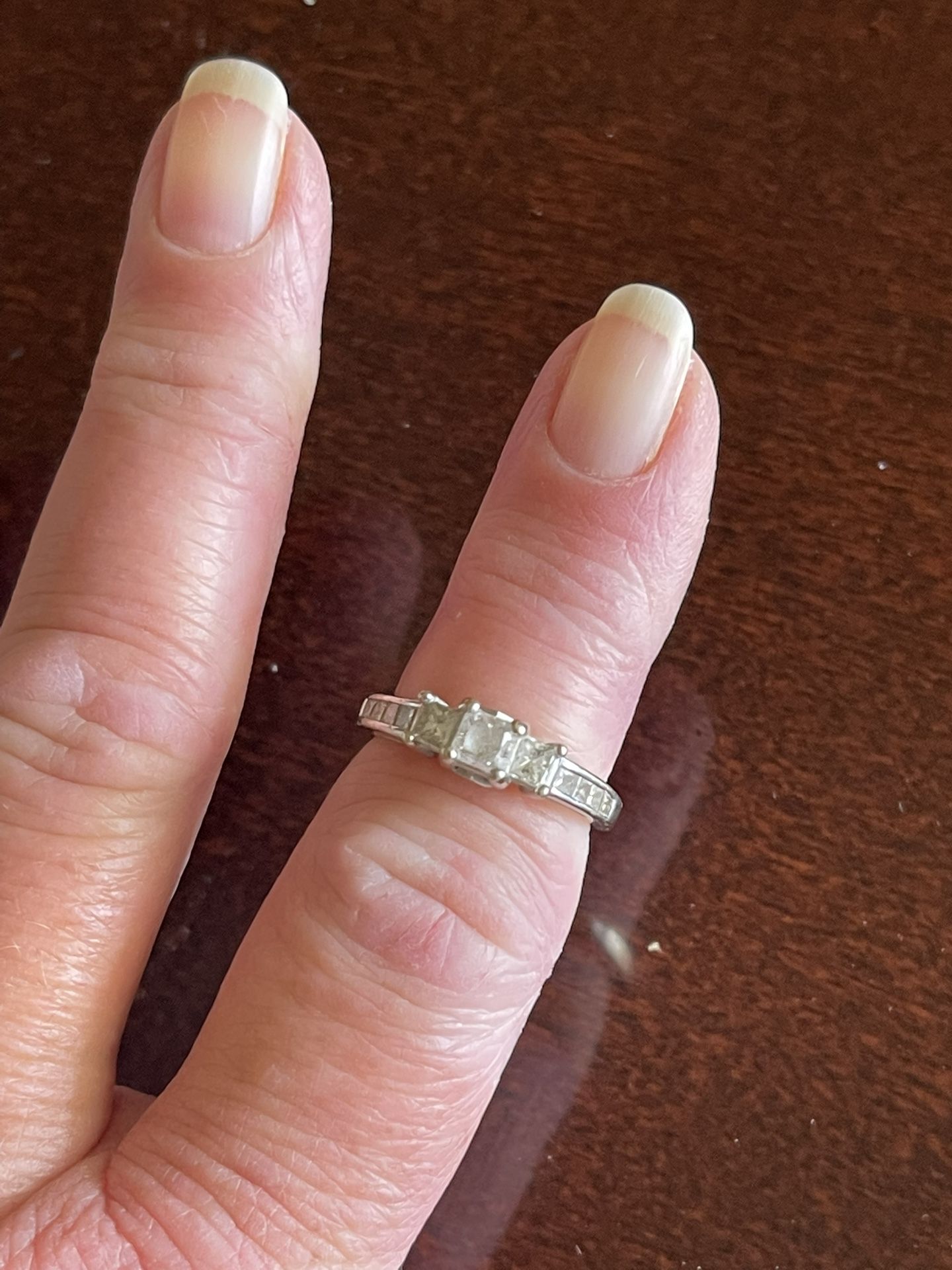 Princess Cut Wedding Ring