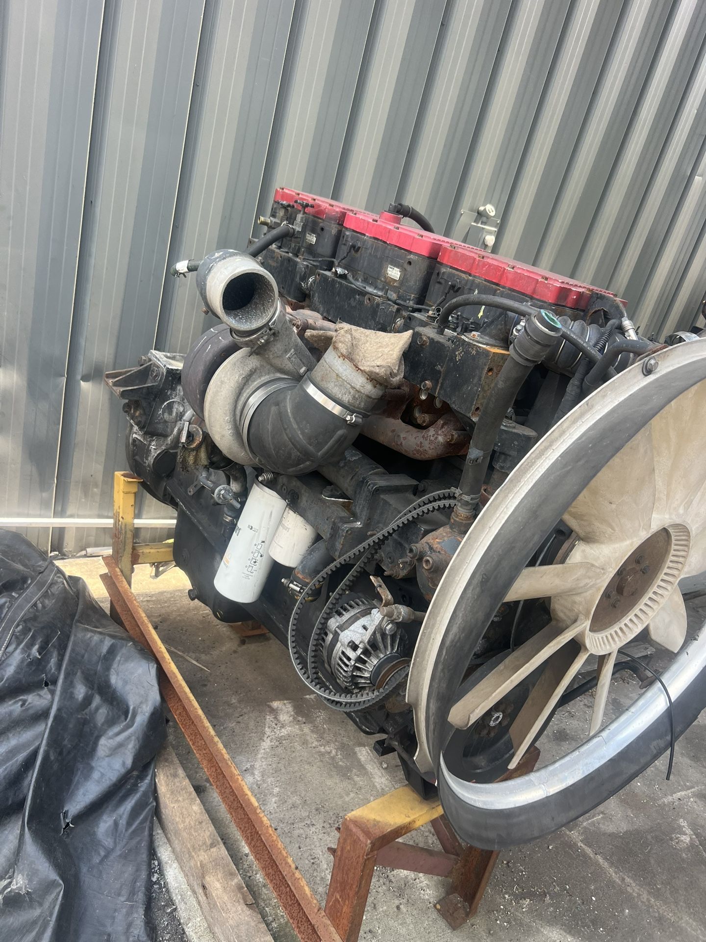 Semi Truck Engine In Very Good Condition
